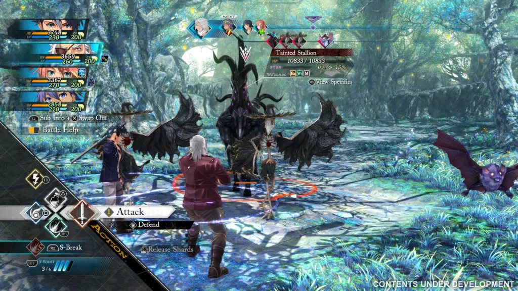 Sistema de batalha de comando em The Legend of Heroes