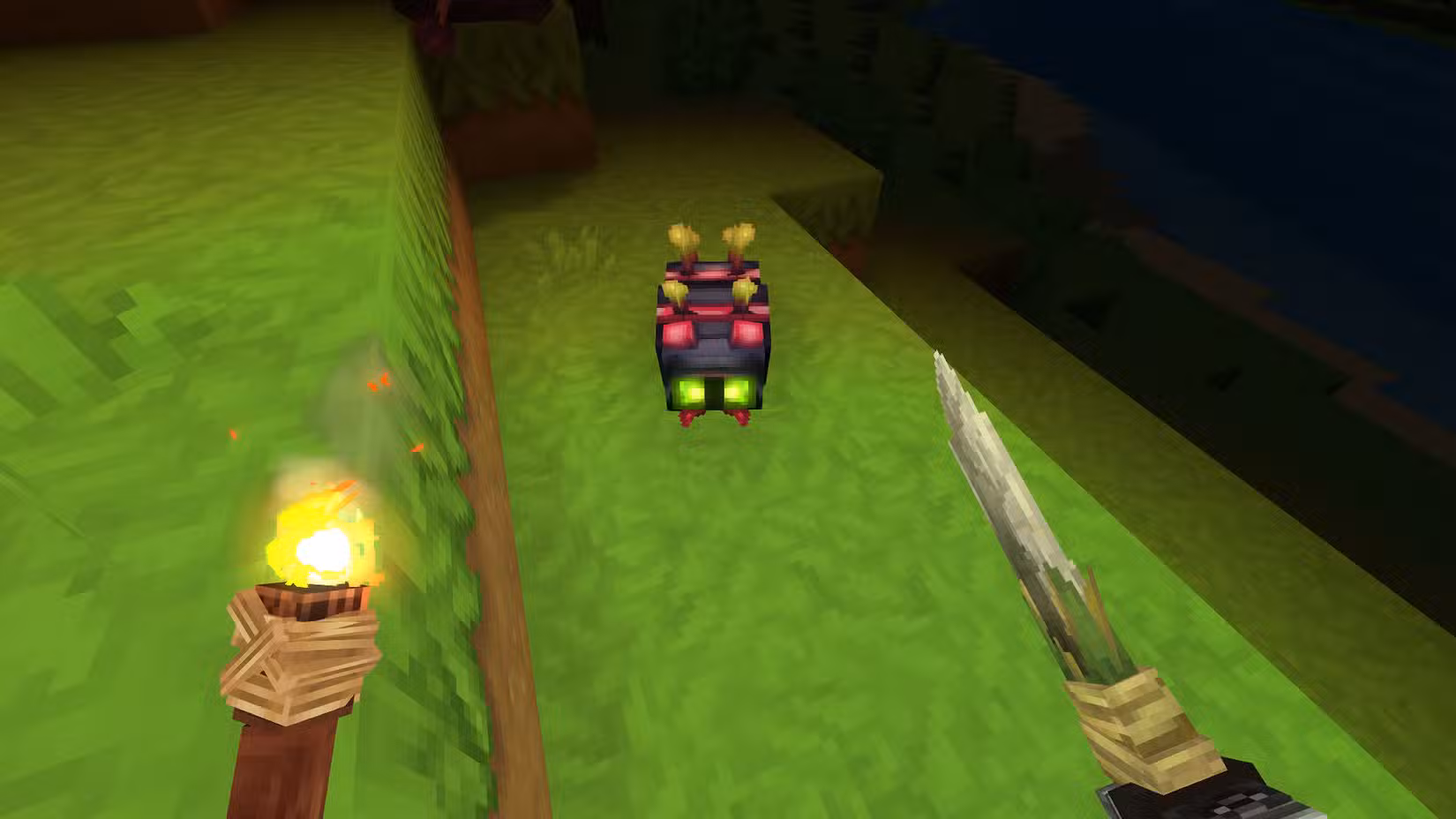 Uma captura de tela do Hytale mostrando uma Larva do Vazio