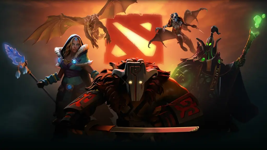 Arte inicial do Dota 2