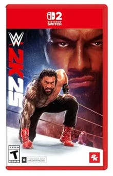 WWE 2K25 – Edição Nintendo Switch 2 (código na caixa)