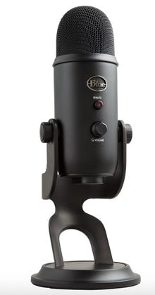 Microfone USB Yeti Azul