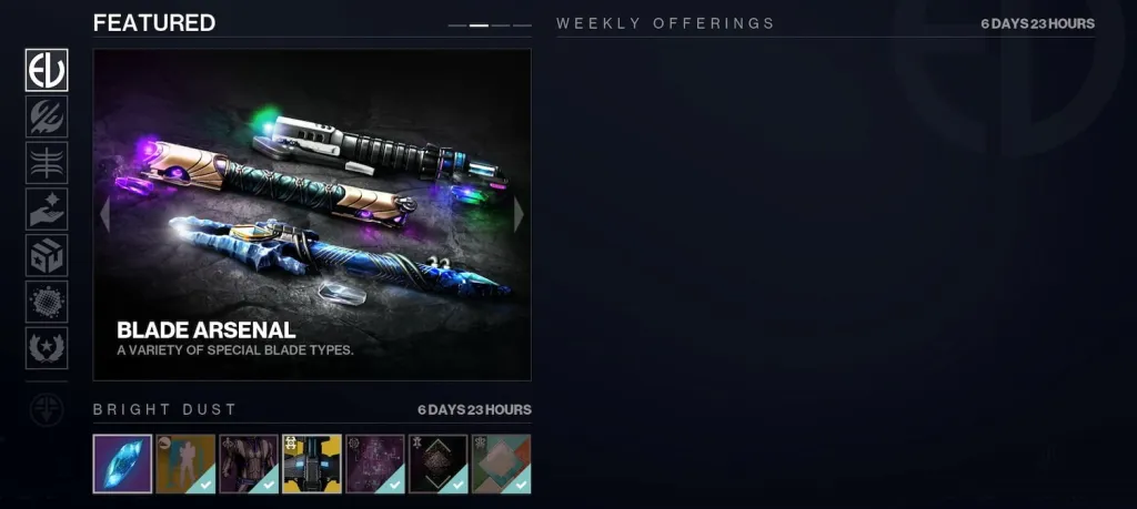 As ofertas da Eververse Store para 20 de janeiro de 2026, sem a guia Ofertas Semanais.