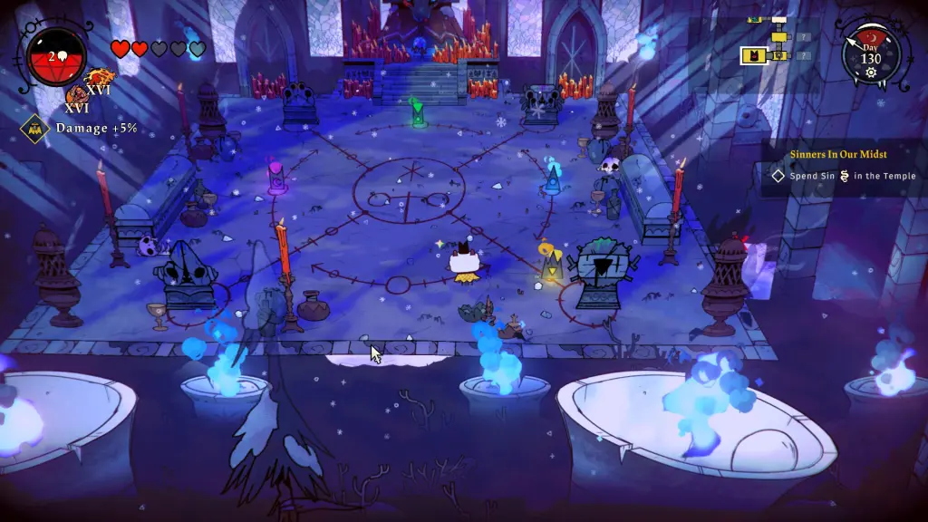 Quebra-cabeça da Base Ewefall em Cult of the Lamb