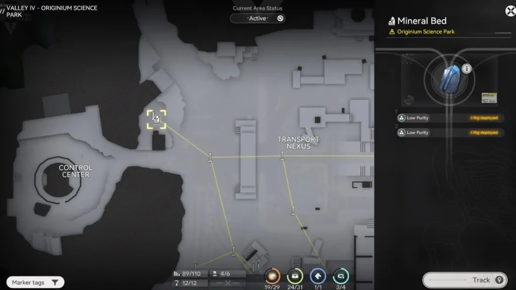 Localização do mapa de minério de férrium um em Arknights: Endfield