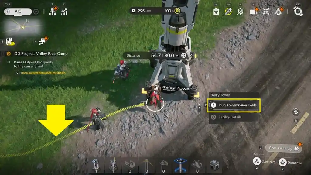 Conectando a transmissão de energia em Arknights: Endfield