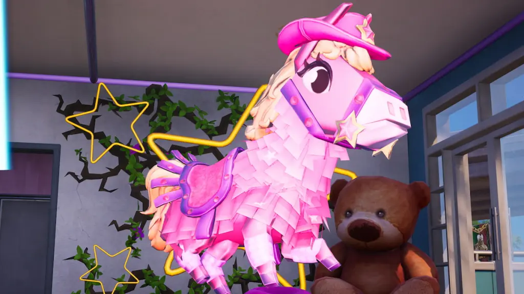 Pônei rosa em fortnite