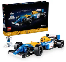 Kit de carro modelo LEGO Icons Williams Racing FW14B e Nigel Mansell F1