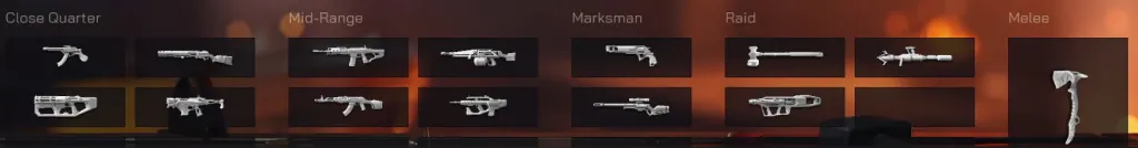 Armas de lançamento da Guarda Superior