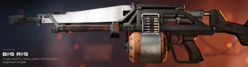 Big Rig LMG em Alta Guarda