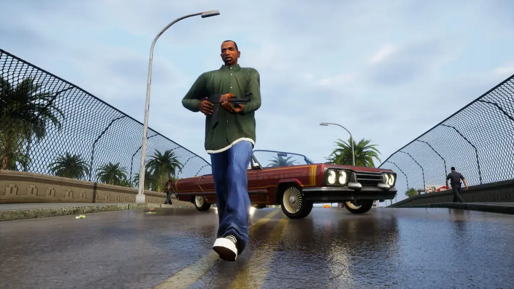 CJ em Grand Theft Auto: San Andreas