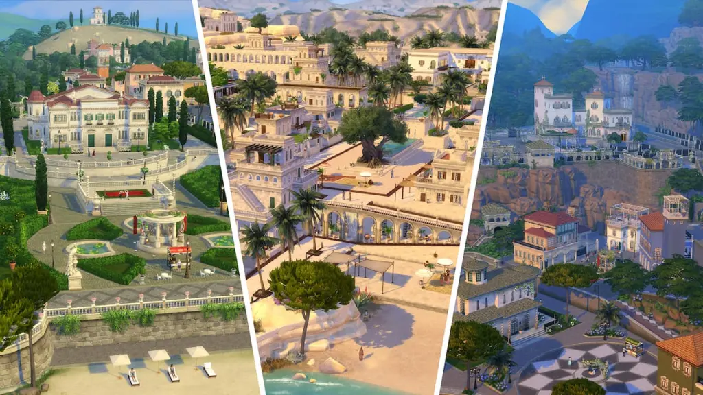 mundo da realeza e do legado no sims 4