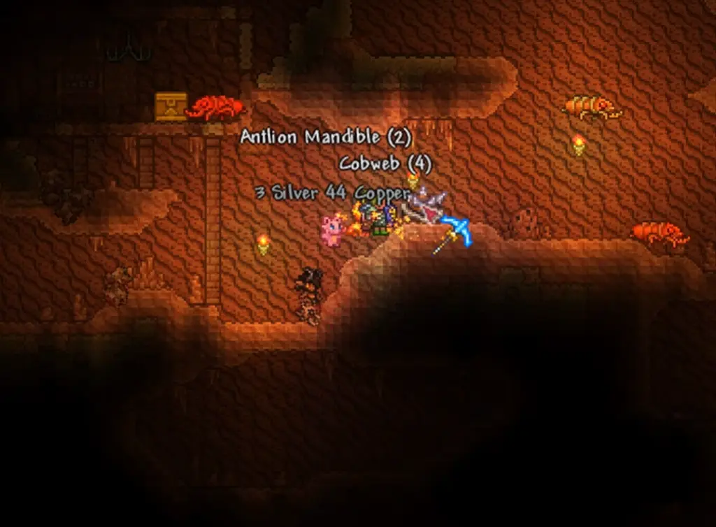 Escavação em Terraria