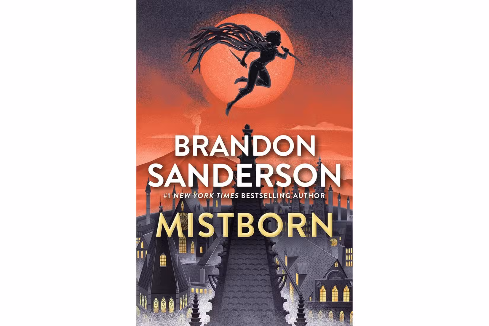 A capa de The Final Empire de Brandon Sanderson