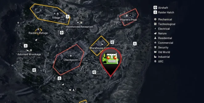 Localização do ARC Deforester em ARC Raiders
