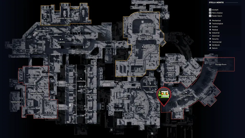 Localização de filmes em ARC Raiders