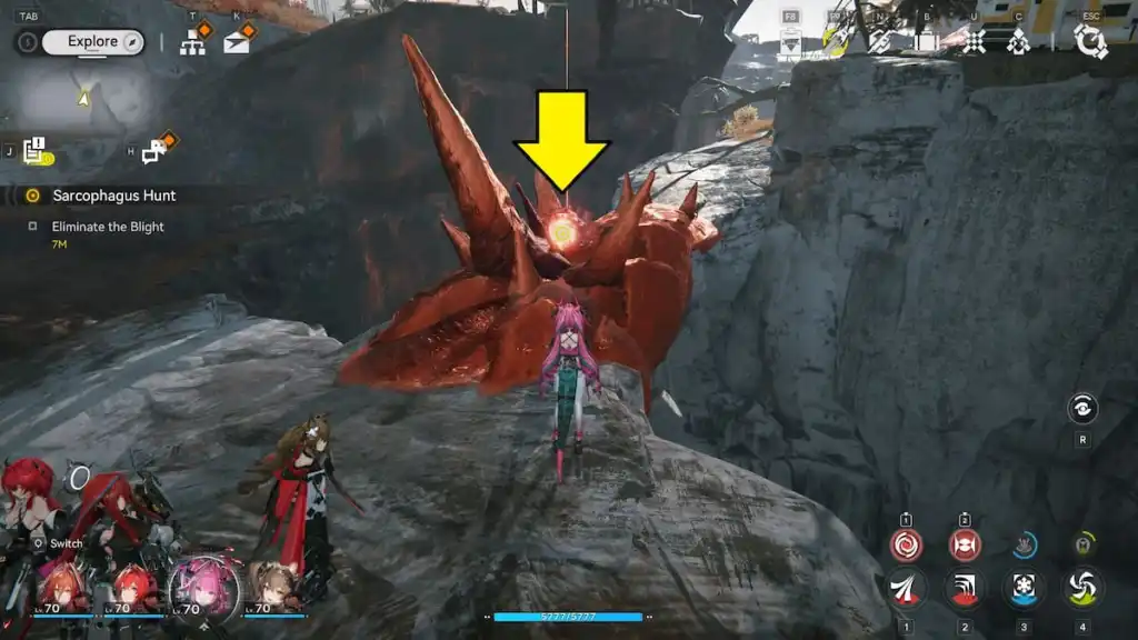 Blight Core em Arknights: Endfield