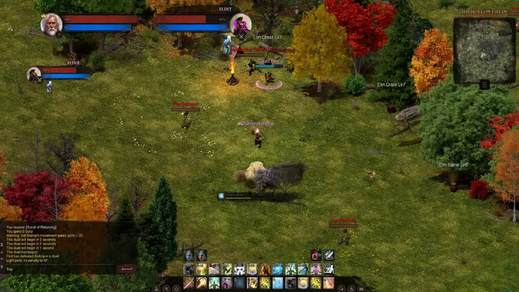 Jogadores lutando em Dreadmyst