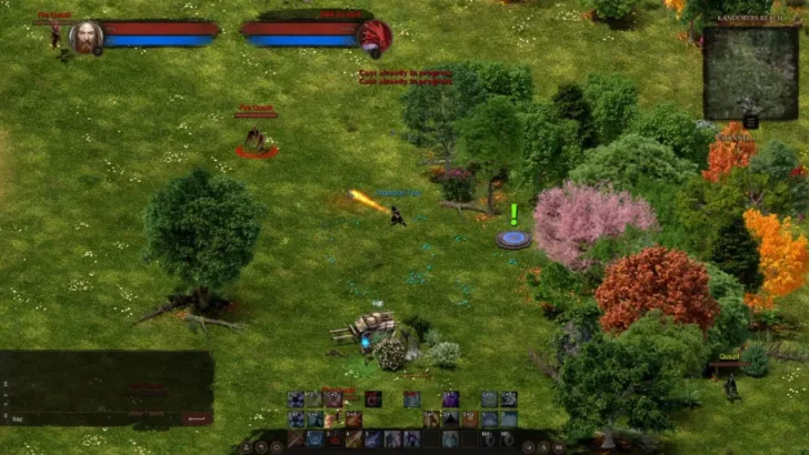 Jogadores lutando em Dreadmyst