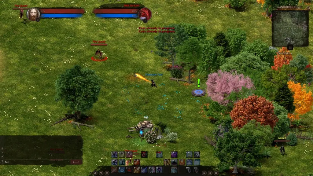 Jogadores lutando em Dreadmyst