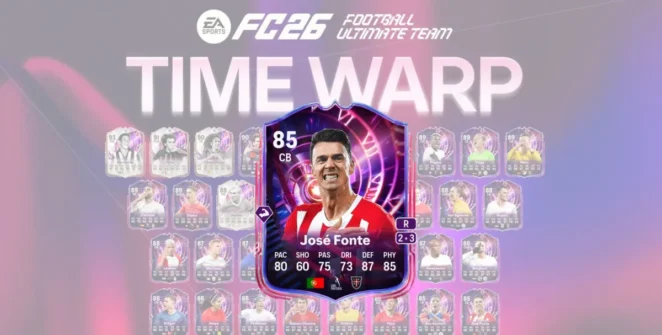 Carta Time Warp de José Fonte no FC 26