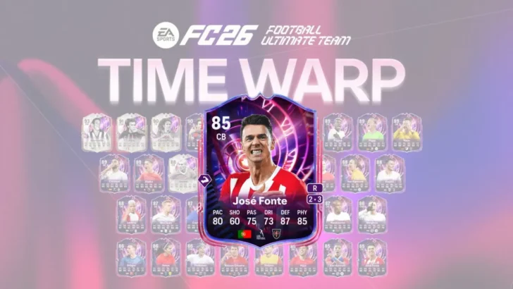 Carta Time Warp de José Fonte no FC 26