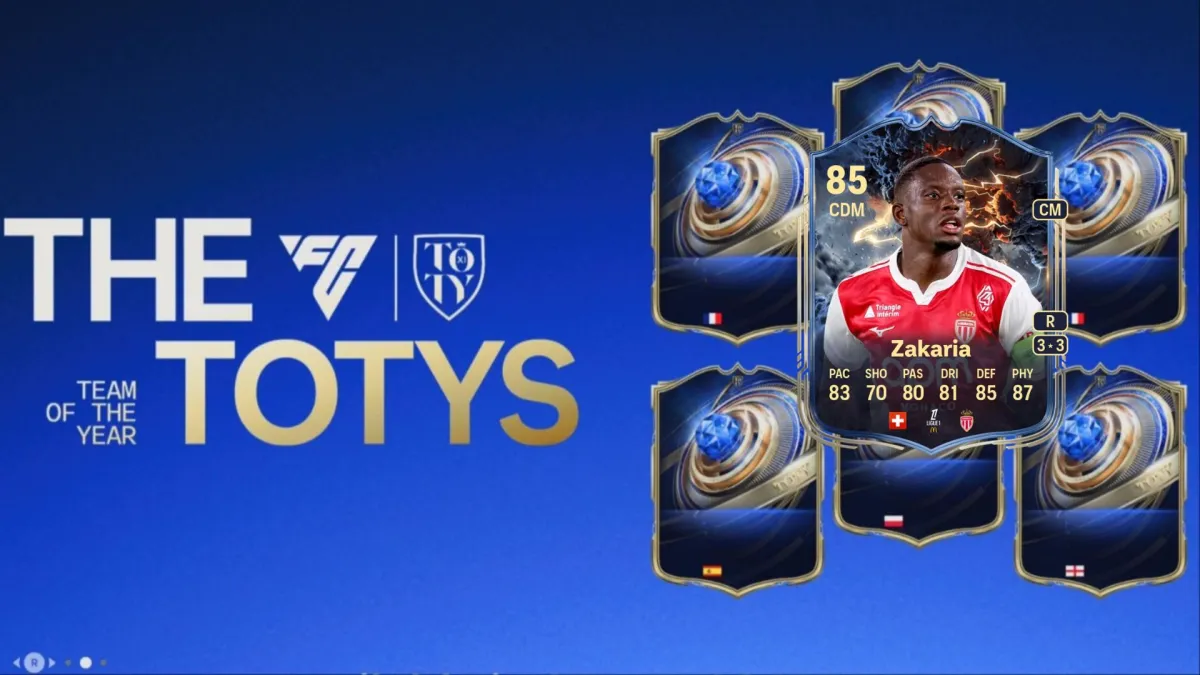 Cartão de Zakaria Thunderstruck no FC 26