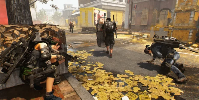 Um jogador tentando emboscar um inimigo em The Division 2