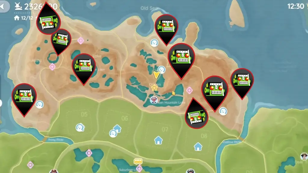Localização dos fragmentos Starfall em Heartopia
