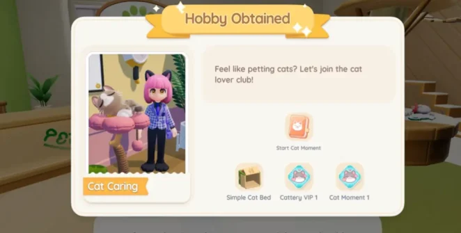 Adotando gatos em Heartopia