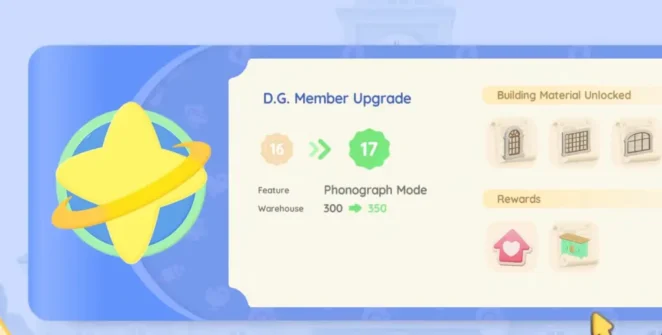 Atualização de nível 17 para membros do DG
