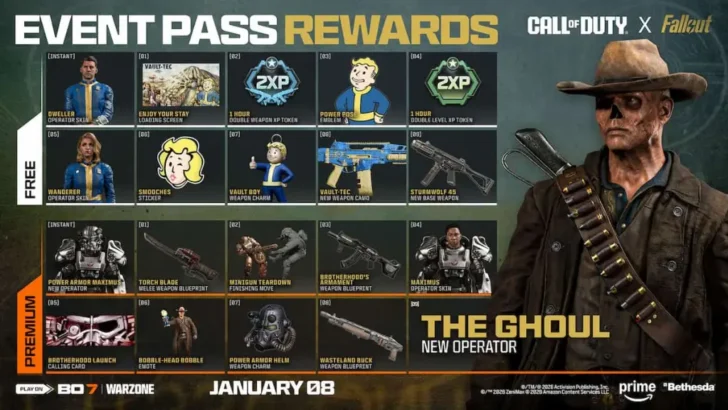 Passe do evento BO7 Fallout