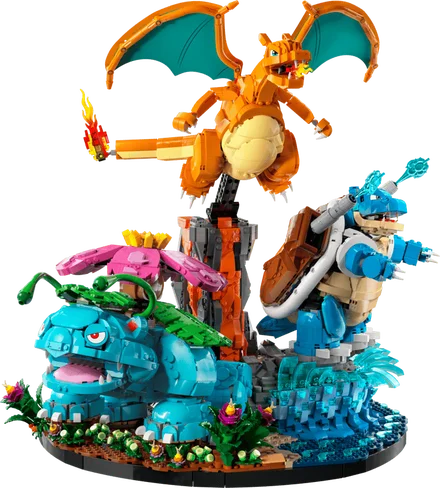 Venusaur, Charizard e Blastoise - LEGO Pokémon
