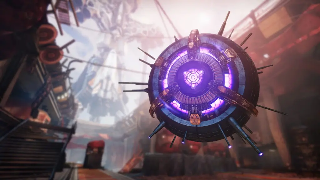 Sepiks Prime, o enorme chefe Servitor no final do Devil's Lair Strike em Destiny 2.