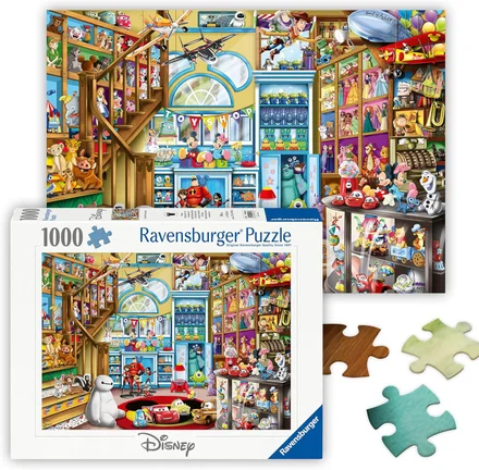 Ravensburger - quebra-cabeça da loja Disney e Pixar