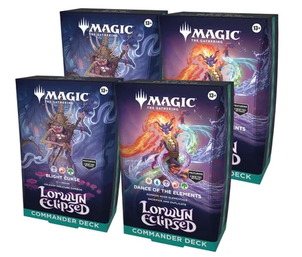 MTG: Lorwyn Eclipsed – Pacote de deck de comandante 2 de cada deck