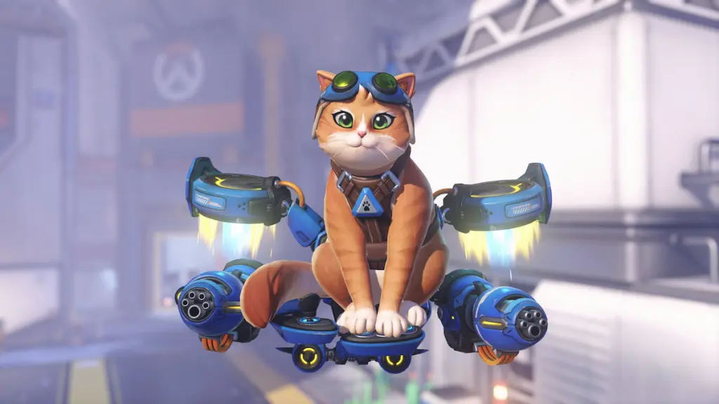 Herói Jetpack Cat Overwatch