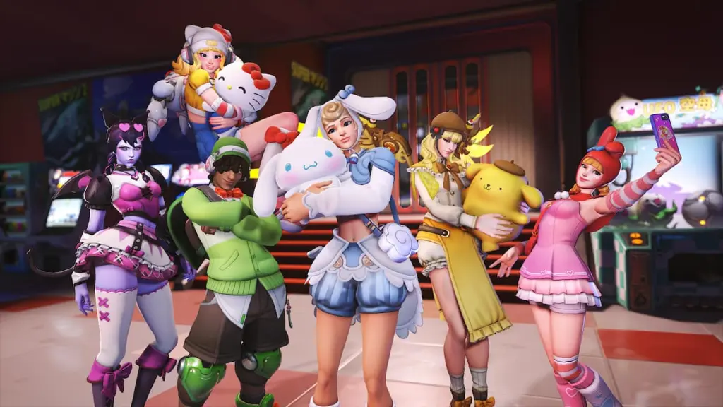 Overwatch Olá Kitty Sanrio