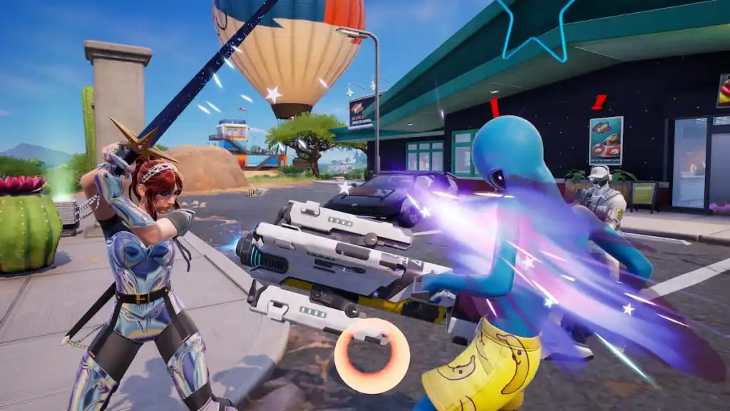 Atingindo a conta humana em Fortnite