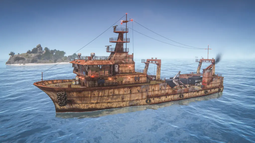Navios fantasmas enferrujados