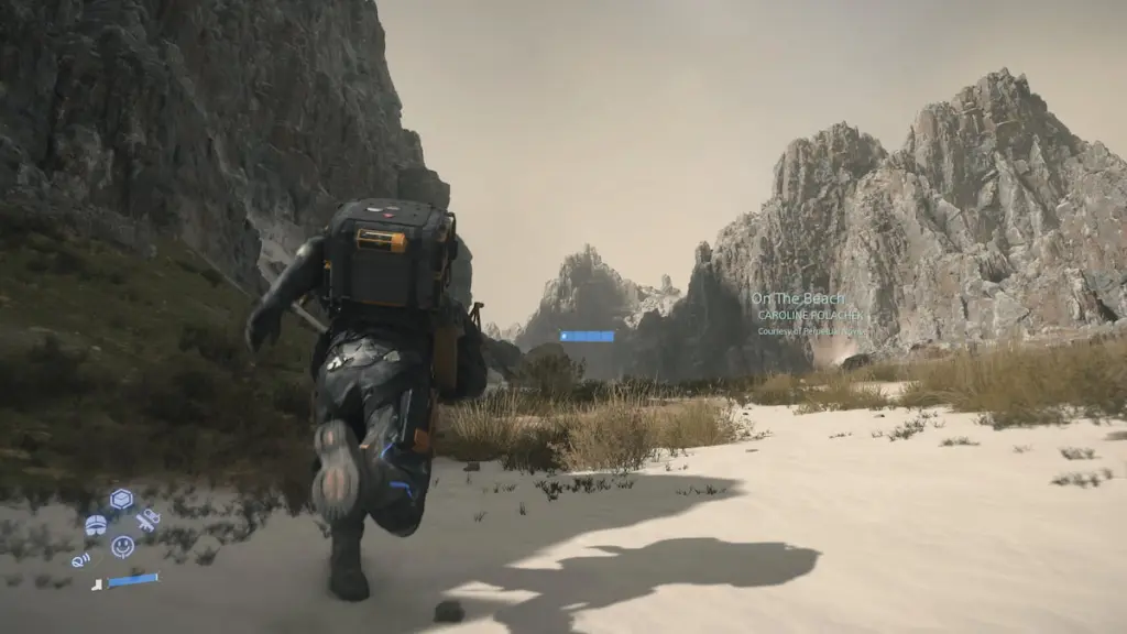 Death Stranding 2 Sam correndo