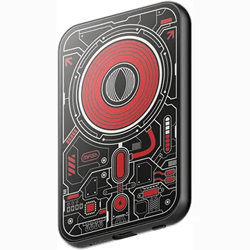 mfish E-Monster 5.000mAh MagSafe Power Bank com certificação Qi2