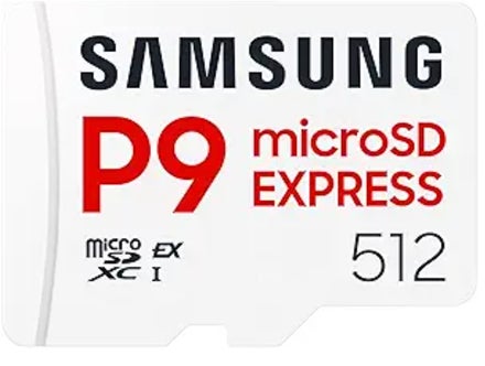 Cartão Expresso MicroSD Samsung P9 512GB
