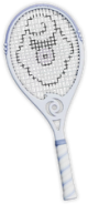 A raquete Ty-Foo em Mario Tennis Fever, uma raquete branca com uma nuvem furiosa nas cordas.