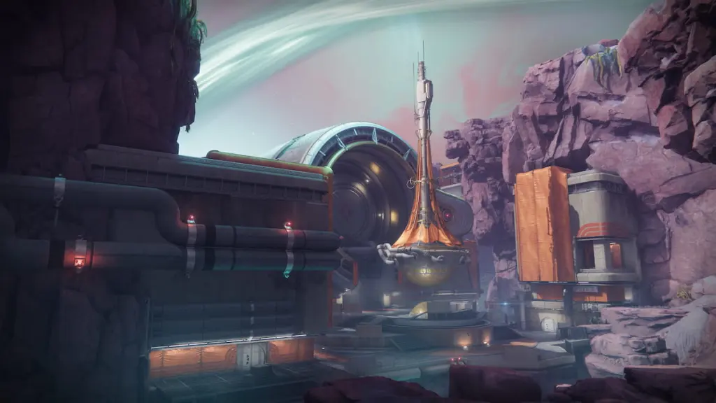 Uma instalação em Kepler, o mais novo local de Destiny 2 em Edge of Fate.