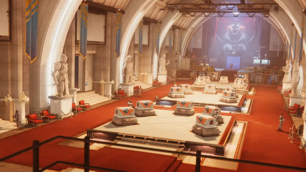 O Salão dos Campeões em Into the Light em Destiny 2.