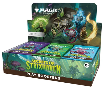 MTG: Secrets of Strixhaven - Play Booster Box (30 pacotes)