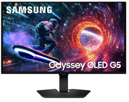 Monitor de jogos Samsung Odyssey OLED G5 QHD QD-OLED de 27”