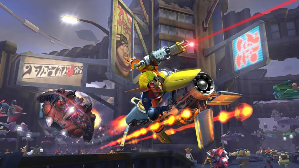 Jak em seu carro voador em JAK 2