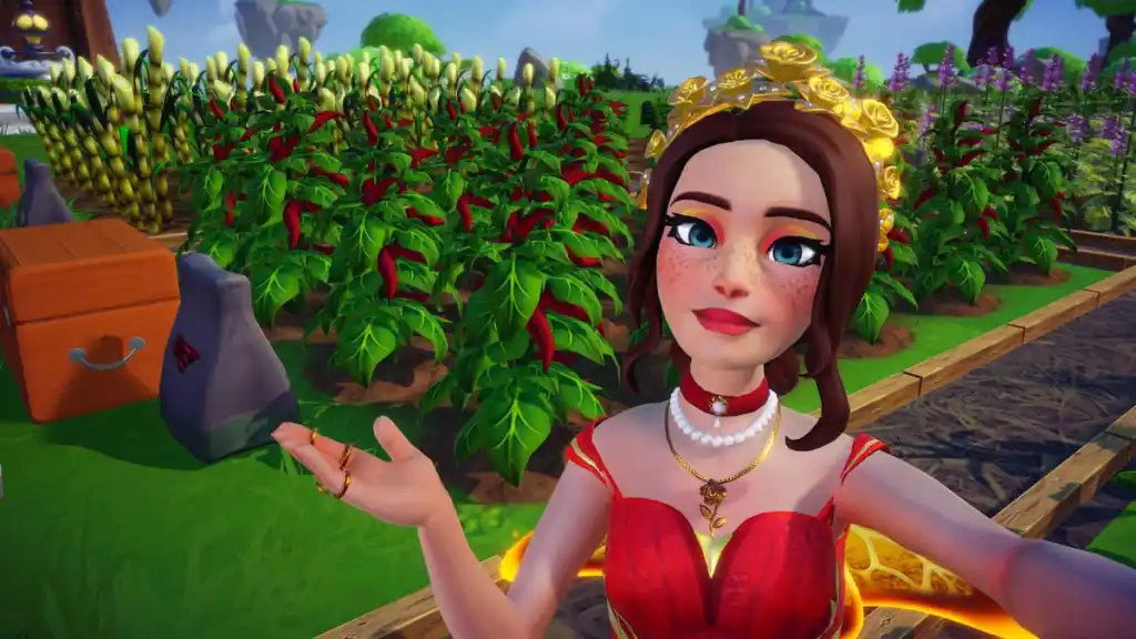 jardim de pimenta no vale do Disney Dreamlight
