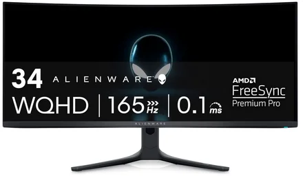 Monitor de jogos QD-OLED curvo Alienware AW3423DWF